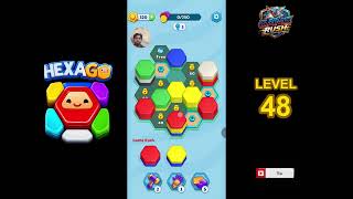 HexaGo: Sorting Puzzle Level 48 Solution | Gameplay Walkthrough