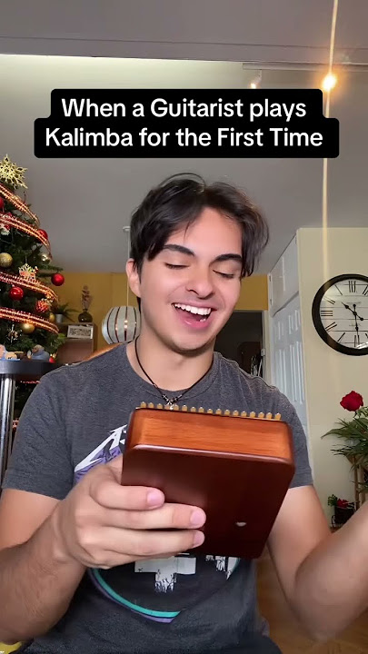 When a GUITARIST plays KALIMBA for the first time 😼