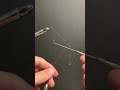 How to use a Thompson Style Whip Finisher #fishing #flytying #shorts #flies #flyfishing #tools