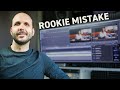 A PRO Video EDITOR'S ROOKIE MISTAKE (Case Study)