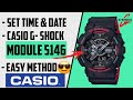 HOW TO SET TIME ON CASIO G-SHOCK 5146 | TIME &amp; DATE SETTING ON CASIO 5146 MODULE WATCH