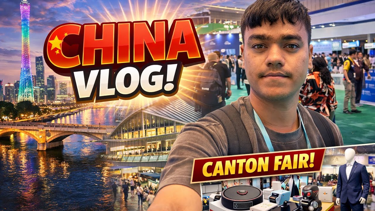 First Time in China! 🇨🇳 City Life + Canton Fair tour