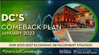 Mayor Bowser Unveils DC’s Comeback Plan, 1/9/23