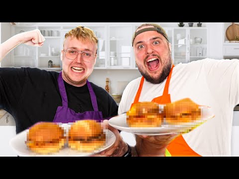 We're cooking the original Pizza Burger!