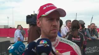 Interview with Vettel after race - USA GP 2016