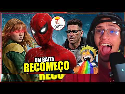 REACT HOMEM-ARANHA: Um Novo Dia Me SURPREENDEU DEMAIS kkkkkkk (FILME IRADO!!) 🔥😎