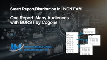 🔧 One Report – Many Recipients: BURST Reporting in Cognos BI with HxGN EAM (and beyond!)