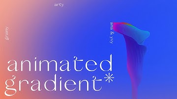 Animated gradient holographic background by ana & yvy | OVERVIEW