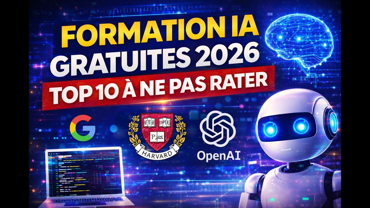 Les 10 meilleures formations IA gratuites en 2026 - YouTube
