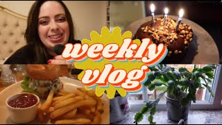 WEEKLY RELAXING HOMEY VLOG | House Plant Maintenance + My birthday