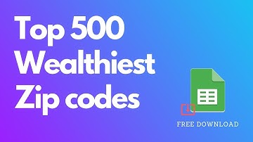 Facebook Ads Income Targeting: Top 500 Wealthiest U.S. Zip Codes - Free Download