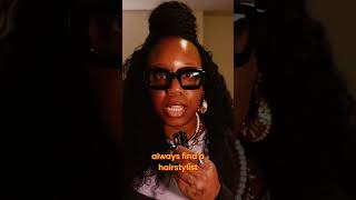 A little half wig trick when taking out braids