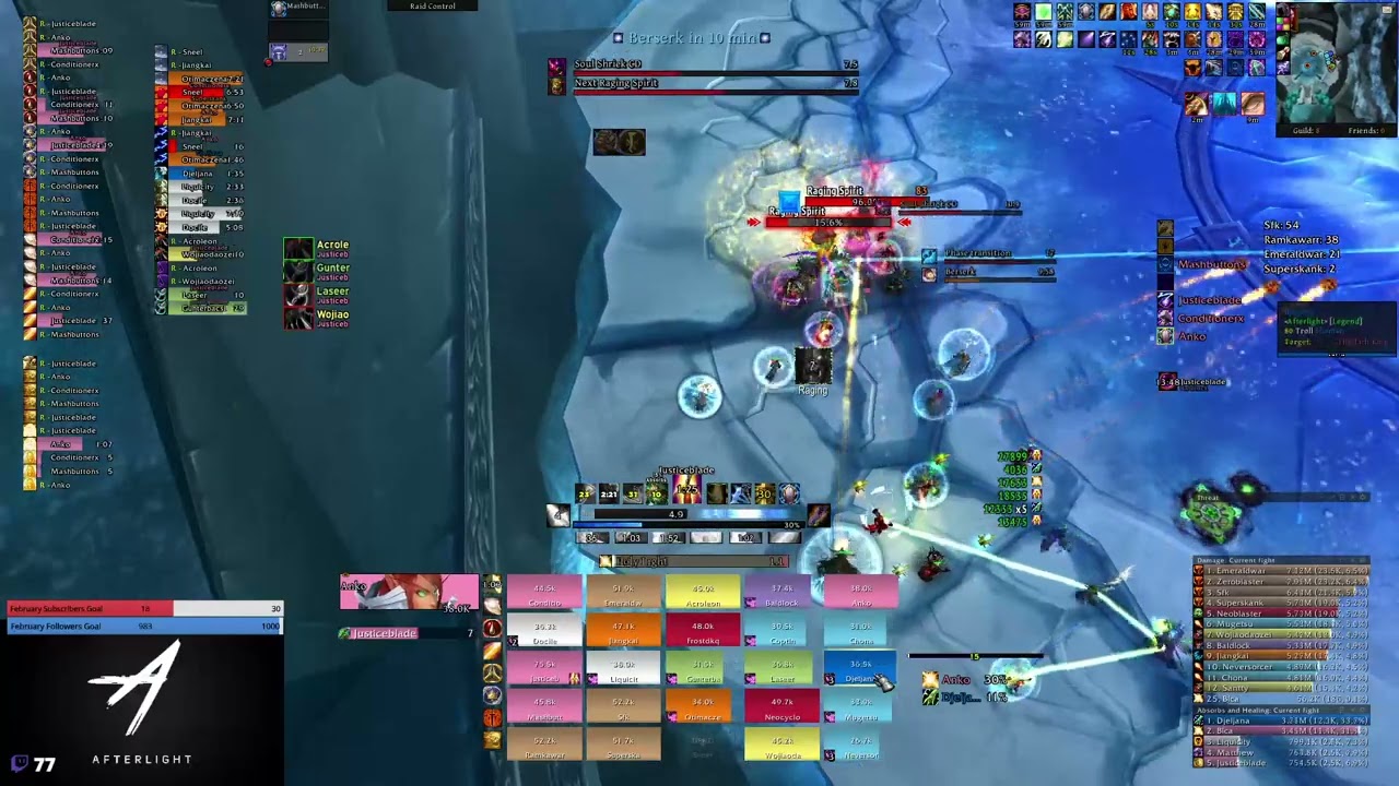 Fade vs LK25H / Duo Heal LoD - Holy paladin & Resto shaman + Solo tank  - Holy paladin PoV