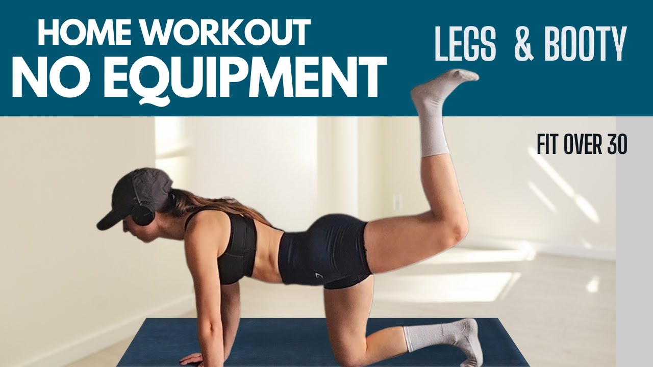 20-Min Leg Workout at Home with NO EQUIPMENT - YouTube