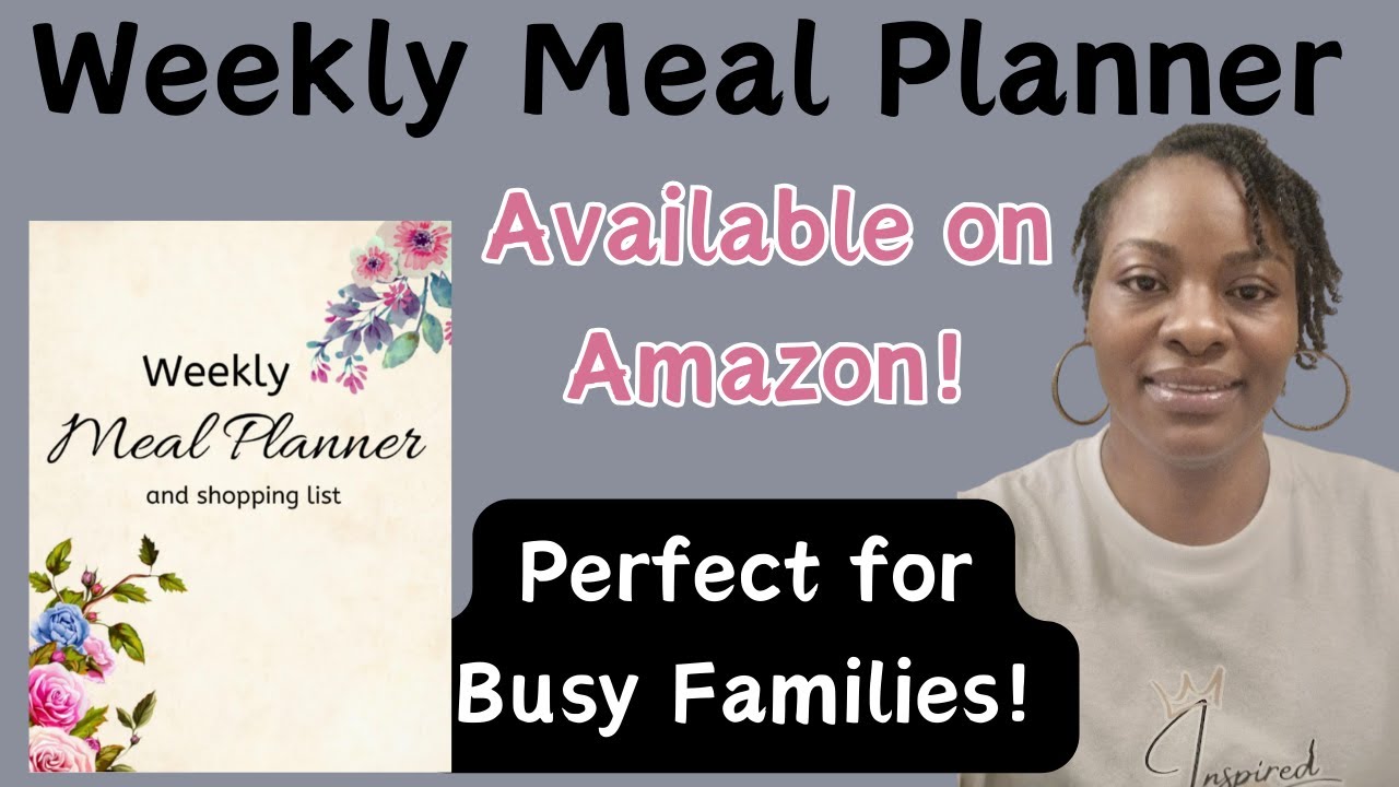 Weekly Meal Planner for Beginners (So easy to use!) - YouTube