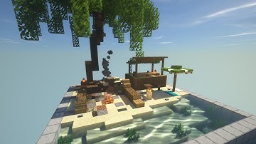 Minecraft 16x16 Build (012) | Beach Bar