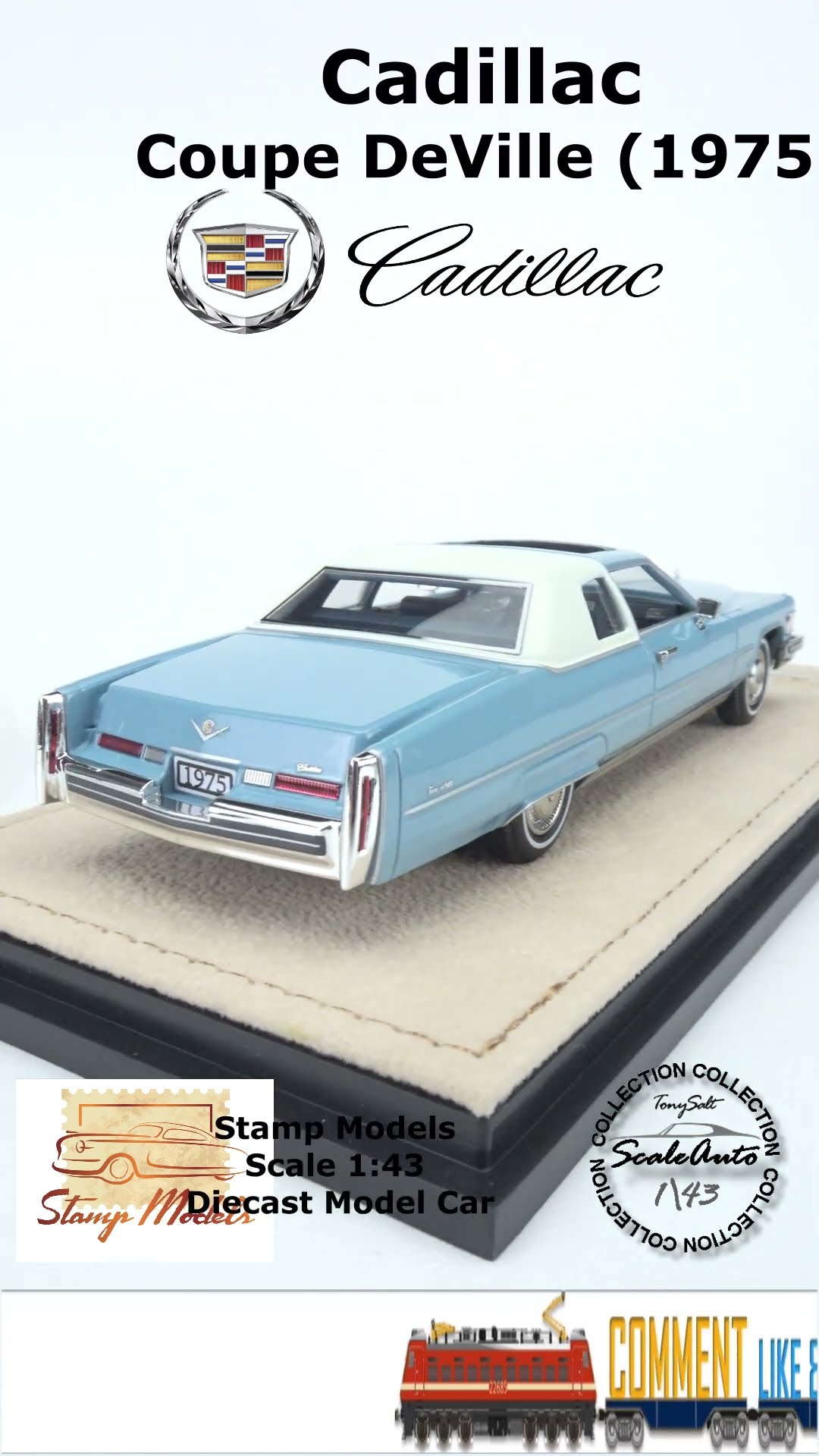 Cadillac Coupe DeVille (1975) Stamp Models Scale 1:43 Diecast