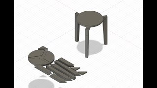 Stool Design for Students with Experience in Fusion 360