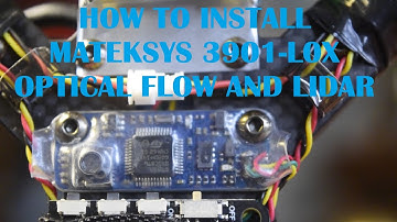 How to Install Optical Flow Sensor on Drone | MATEKSYS 3901-L0X Optical Flow & LIDAR for Alt hold