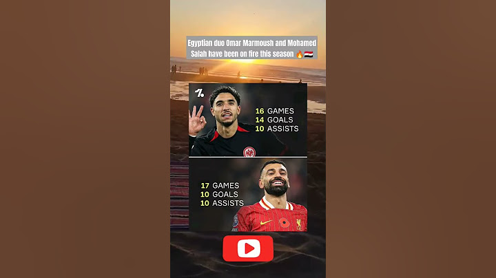 Egyptian duo Omar Marmoush and Mohamed Salah have been on fire this season 🔥🇪🇬
