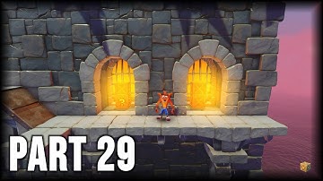 Crash Bandicoot 1 (N. Sane Trilogy) - 100% Walkthrough Part 29 [PS4] – Slippery Climb (Red Gem)