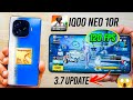 Iqoo Neo 10r bgmi test 120 fps test 3.7 update | iqoo Neo 10r bgmi battery drain test | #iqooneo10r