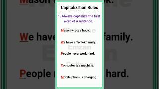 Captalize the first word of a sentence