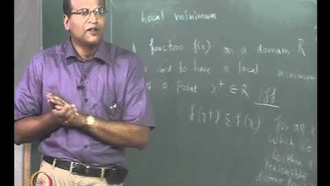 Mod-01 Lec-29 Uni-modal function and search methods