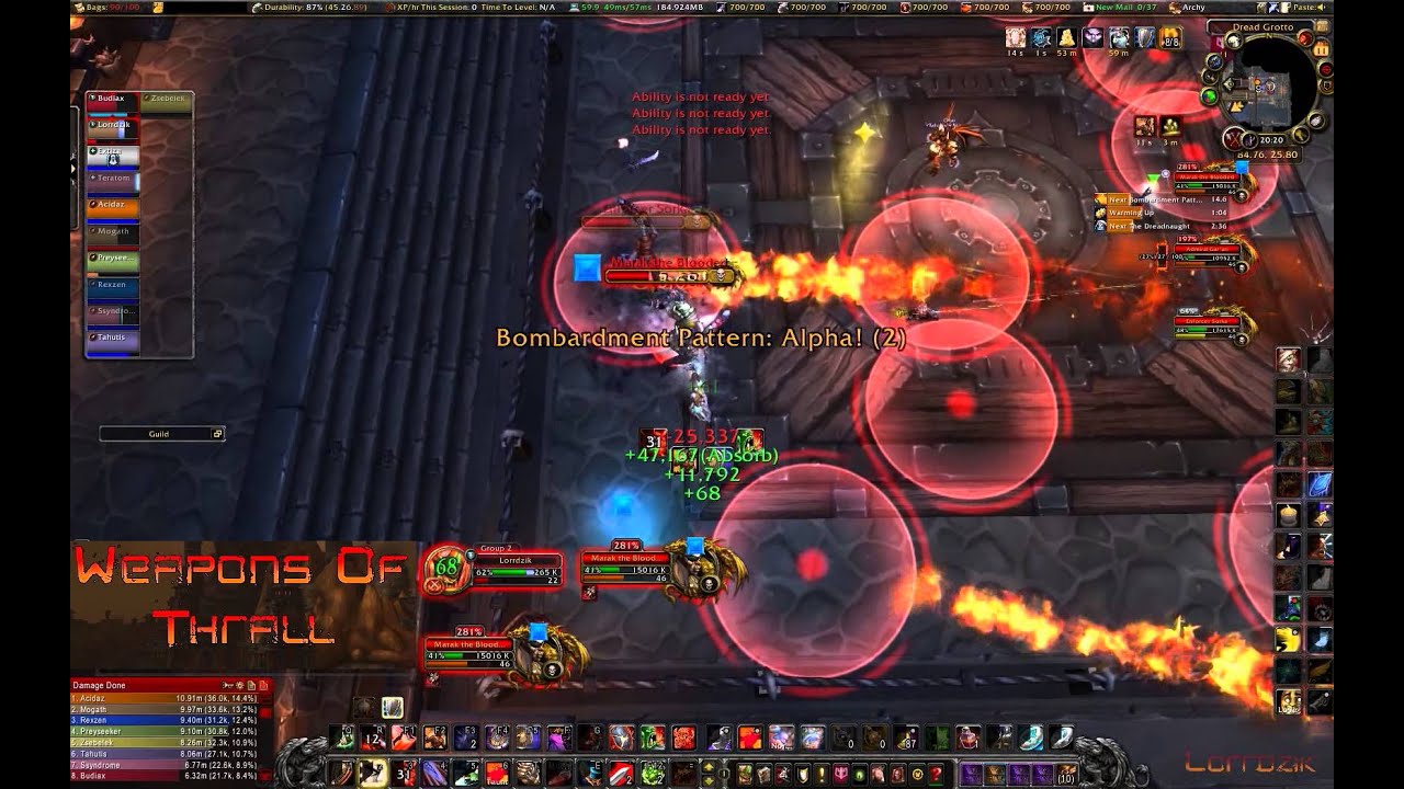 Weapons Of Thrall vs The Iron Maidens Normal First kill