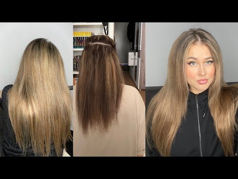 Video: Haarverlängerung zu Hause?