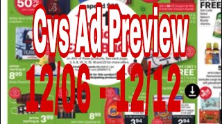 CVS AD PREVIEW 12/06 - 12/12