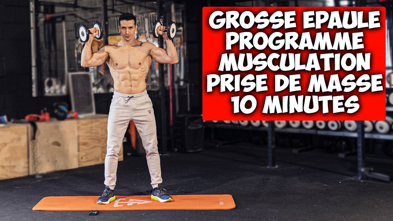 De grosses épaules musclées à la maison en 10 minutes !
