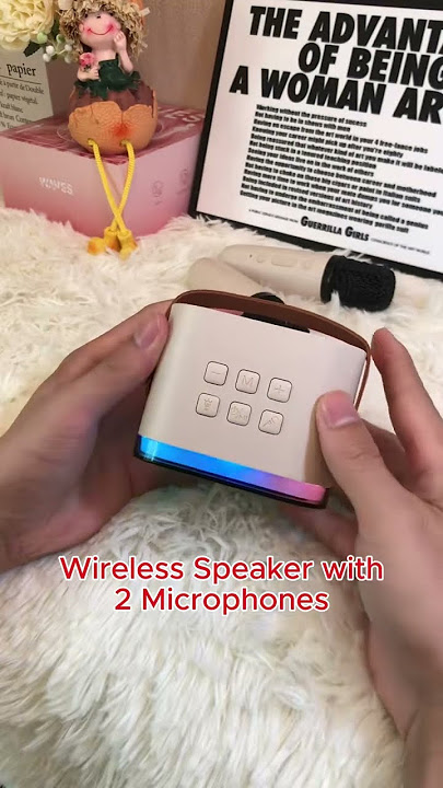 Wireless Karaoke Speaker #speaker #karaoke #blackfriday #gift #christmas
