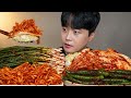 아내표 집밥🍚 갓담근 파김치 겉절이 땡초김치 무생채 간장계란밥 요리 먹방 GREEN ONION KIMCHI & CHILI KIMCHI ASMR MUKBANG EATING SHOW