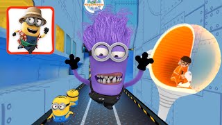 Despicable me Minion rush Evil minion vs Vector boss battle Gru lab gameplay screenshot 2