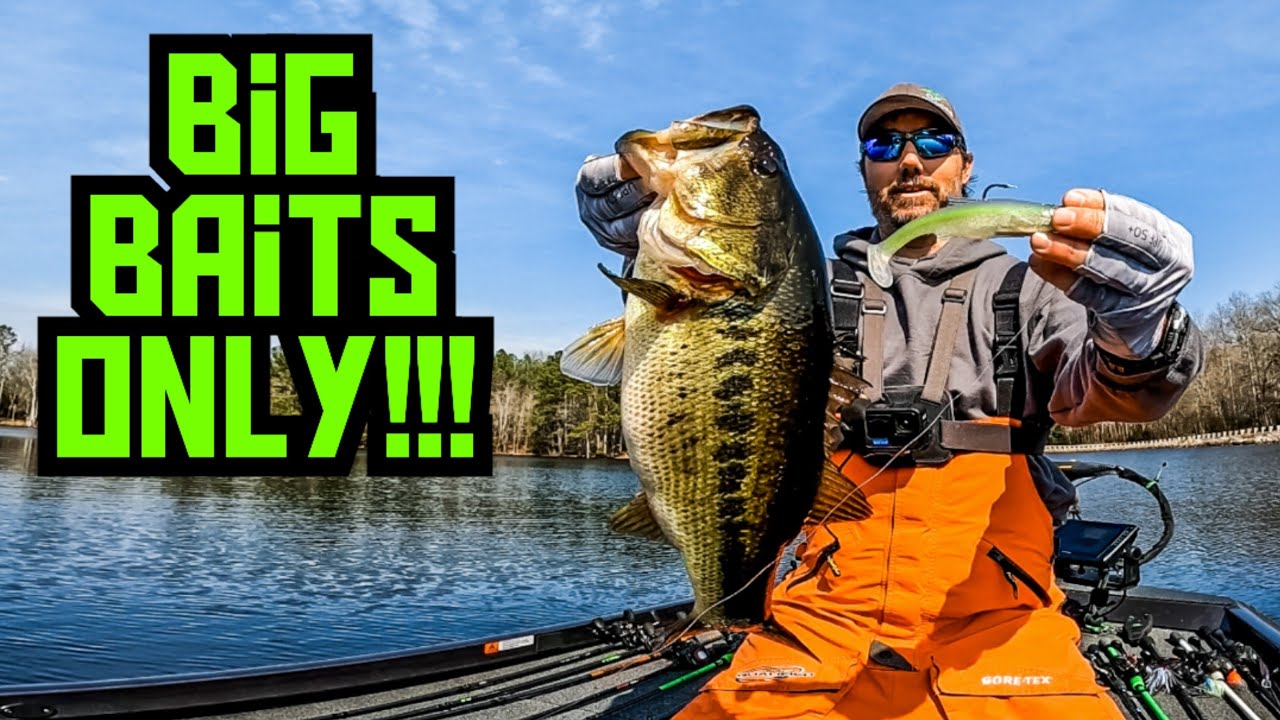 Throwing BIG SWIMBAITS ONLY For 2 HOURS || Could I Catch Em’?