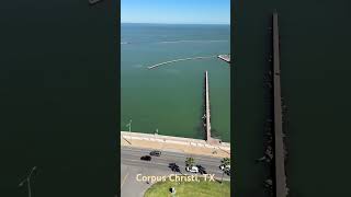 Corpus Christi beach and marina