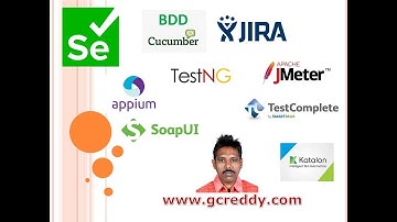 Top Ten Software Testing Tools | G C Reddy |