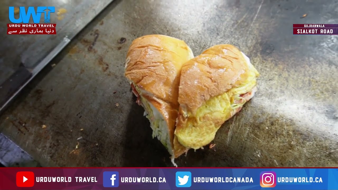 Famous Sheikh Egg Burger Gujranwala Pakistan || Gujranwala Food Tour 2025