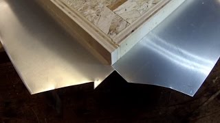 Zinc Counter Top Corner Fold Detail Tutorial