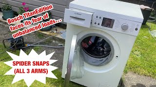 Bosch TitanEdition WAQ28470 washing machine || Pre destruction that turned into full destruction!