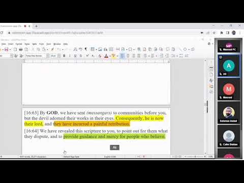 Submitters Quran Study - English - Mar 22, 2022 - [16:45] - Ali