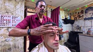 ASMR Moroccan Barber Does It All! 🤯 Traditional Wet Shave, Massage, Cut, Wash