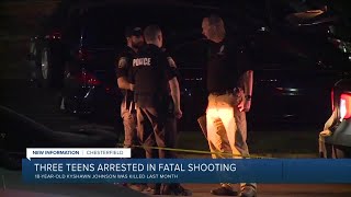 3 teens arrested in fatal shooting of 18-year-old in Chesterfield