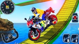 Mega Ramp GT Bike Stunt Racing Simulator 3D - Extreme Motorcross Dirt Bike Race - Android Gameplay screenshot 4