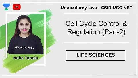 Cell Cycle Control & Regulation | Life Sciences | Unacademy Live - CSIR UGC NET | Neha Taneja