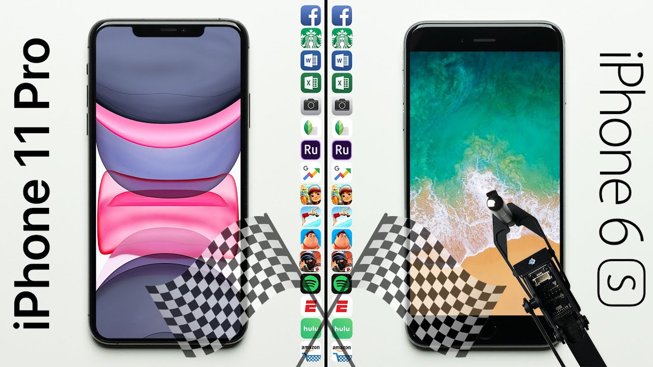 Сильно ли iPhone 6s отстаёт от iPhone 11 Pro Max по скорости. Что лучше: iPhone 6s или iPhone 11 Pro Max. Фото.