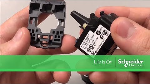 Assembling a Harmony XB5R Wireless Push Button | Schneider Electric Support