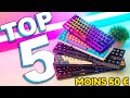 Top 5 meilleurs claviers mcaniques gamer pas chers  moins de 50 euro