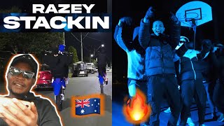 Famous Australian Rap Reaction ￼🇦🇺| Razey - Stackin 🔥 Wealth
